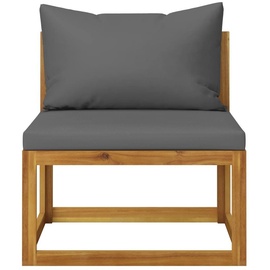 vidaXL 3-Sitzer-Gartensofa mit Auflage Akazie Massivholz