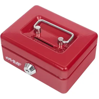 HMF 102122-03 Kinder Spardose, Geldkassette Schlitz, 12,5 x 9,5 x 6 cm Rot