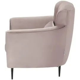 Switch Samtsessel aus Samt Teddy ¦ rosa/pink ¦ Maße (cm): B: 87 H: 82 T: 83.0