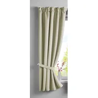 Gardinenbox NewYork verdeckte Schlaufen 140 x 160 cm beige