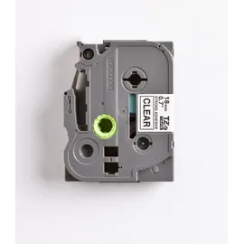 Brother TZe-S141 transparent auf schwarz 1,8cm x 8m