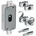 Hettich Drehstangenschloss Set einfache Sperre DM15 links