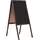 vidaXL Kreidetafel, doppelseitig, Zedernholz, freistehend