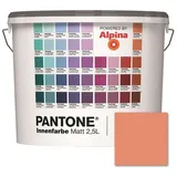 ALPINA Wandfarbe »Pantone«, Wandfarbe »Pantone«, Innenfarbe Canyon Sunset 2,5 Liter matt - rot