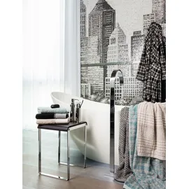 Möve Brooklyn Uni Handtuch 50 x 100 cm schwarz