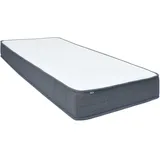 vidaXL Boxspringbett Matratze mit stoßdämpfenden Taschenfederkern Federkernmatratze Boxspringbettmatratze 200x90x20cm 100% Polyester