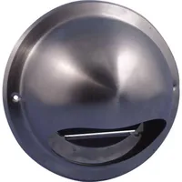 WALLAIR N34835 Ablufthaube Edelstahl Passend für Rohr-Durchmesser: 10 cm