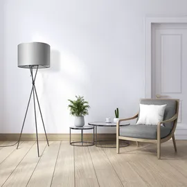 Paco Home KATE CANVAS UNI COLOR 48,0 cm grau