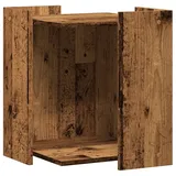 vidaXL Katzenklo Altholz-Optik 42x42x51 cm Holzwerkstoff