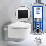 Geberit AquaClean Mera Classic Komplett-SET Dusch-WC mit neeos Vorwandelement,, 146200211+16791BM#SET, Classic