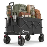 Sekey XXL Plus Bollerwagen faltbar schwarz