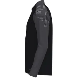 Jako Sonic Ziptop Herren Schwarz/Anthrazit XXL