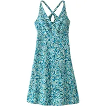 Patagonia Amber Dawn Kleid Midi Blau/Grün M
