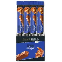 (40,13€/1kg) Lindt Hello Nougat Crunch Stick, Schokolade, 24 Stück