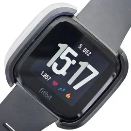 AccuCell Ladegerät passend für die Fitbit Versa schwarz mit USB Kabel 1 Meter, Ladekabel für Fitbit Versa