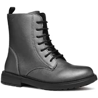 GEOX J Eclair Girl D Ankle Boot, Gun, 35