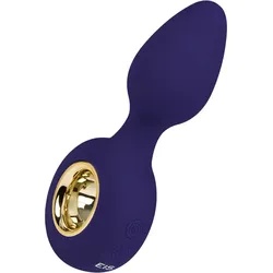 Analvibrator aus Silikon, 12 cm, lila