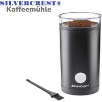 Silvercrest Elektrische Kaffeemühle SKME 180 C1 mit Edelstahlmahlwerk