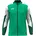 Polyesterjacke grün/weiß/dunkelgrün 128