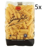 5x Garofalo Pasta IGP Elicoidale N° 34 Kurze Pasta hartweizengrieß 500g