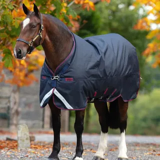 Horseware Ireland Amigo Bravo 12 XL Regendecke 0g 125 cm Navy/Rot