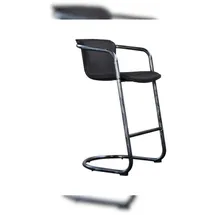 KAWOLA Barhocker Trivia 51 x 102 x 62 cm Schwarz