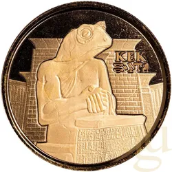 1 Unze Goldmünze Republic of Tschad Kek 2022 - Proof