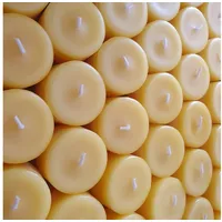 Aspinaworld Teelicht 1x Teelicht aus 100% Bienenwachs, Bienenwachskerze gelb