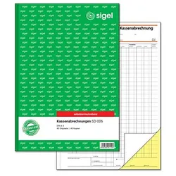 SIGEL Kassenabrechnung Formularbuch SD006