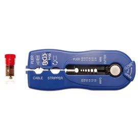 BGS Draht-/Kabel-Abisolierer "2-IN-1" 0,8 - 2,6 mm