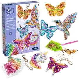 Sentosphere Sentosphère 3932480 Strassstein-Schlüsselanhänger, DIY Schlüssel-Anhänger, Diamant-Malerei, Bastelset für Erwachsene und Kinder ab 8 Jahren