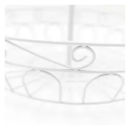 Relaxdays Obst Etagere 2 Etagen weiß