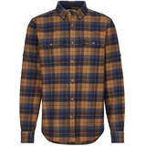 Fjällräven Singi Heavy Flannel Shirt, - Outdoor Hemd - braun|blau