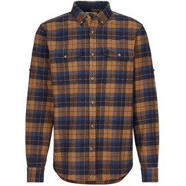 Fjällräven Singi Heavy Flannel Shirt, - Outdoor Hemd - braun|blau
