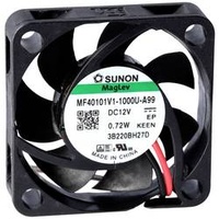 Sunon EF40101B2-1000U-A99 Axiallüfter 12 V/DC 9.34 m3/h (L x B x H) 10 x 40 x 40mm