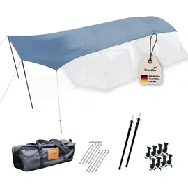 Skandika Sonnensegel Spirit 740 x 310 cm | Wetterschutz mit Teleskopstangen,