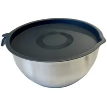 Michelino Edelstahl Rührschüssel mit Deckel: Robust und vielseitig einsetzbar 4,5 L Serie Tobias 46509