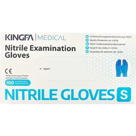 KingFa Nitril Einmalhandschuhe puderfrei, 100 St Handschuhe,