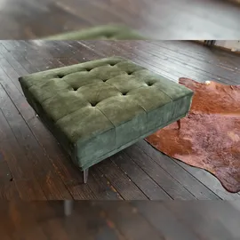 KAWOLA Hocker WIOLO velvet moosgrün