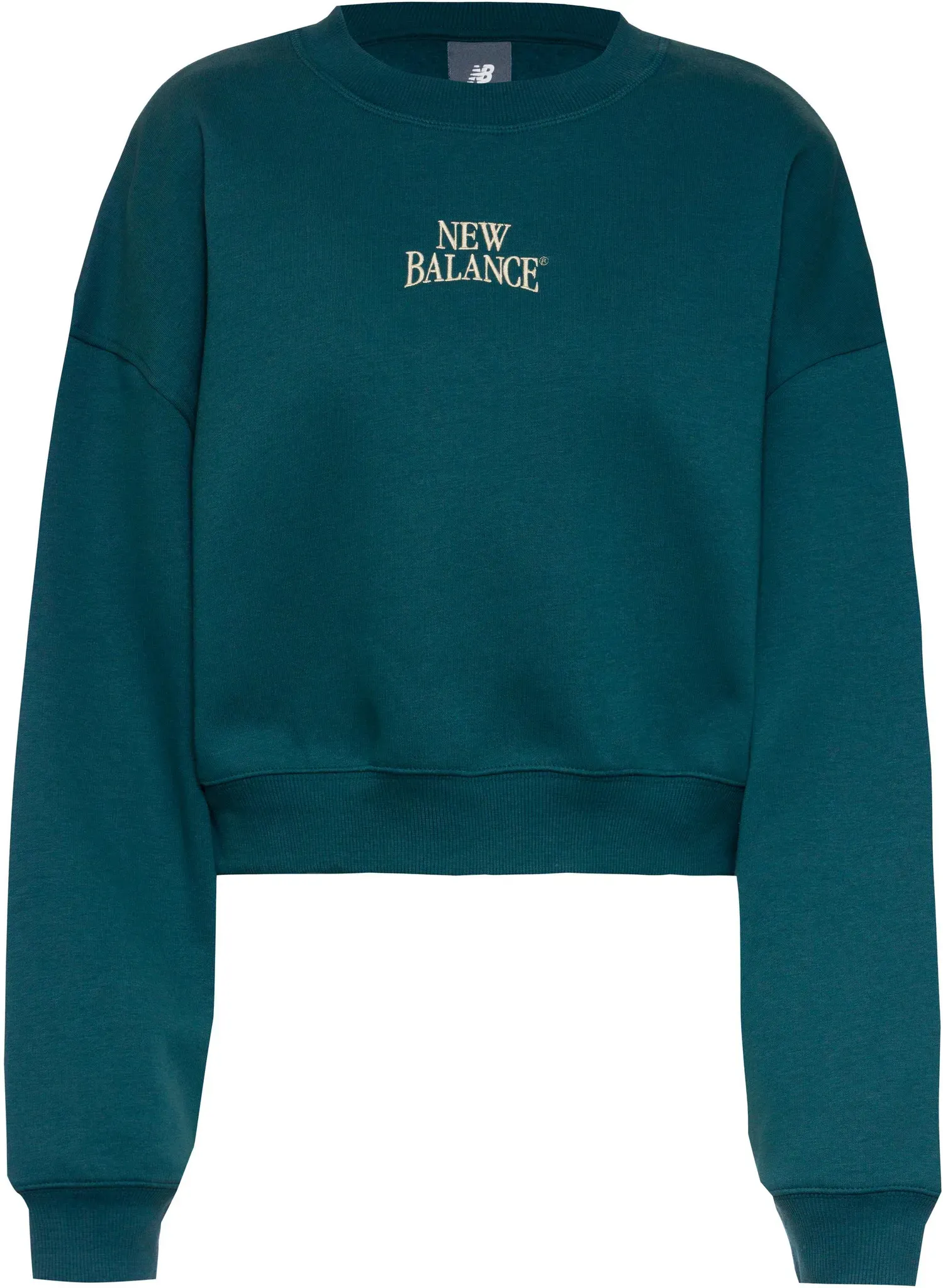 NEW BALANCE Sweatshirt Damen in medusa green, Größe M - grün