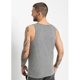 bonprix Tanktop Grau/Schwarz M