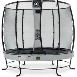 EXIT Elegant Premium Trampolin ø253cm mit Deluxe Sicherheitsnetz - grau 250 CM