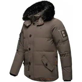Stone Harbour Herren Winterjacke stylischer Winterparka mit abnehmbarer Kapuze Halvaar