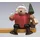 KWO Kunstgewerbe-Werkstätten Olbernhau GmbH Räuchermann Kantenhocker Weihnachtsmann 15 cm rot