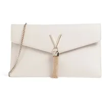 Valentino Luxe Umhängetasche Kunstleder Beige/Weiß