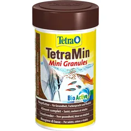 Tetra TetraMin Mini Granules langsam absinkendes Fischfuter für kleine Zierfische wie z.B. Salmler und Barben, 100 ml