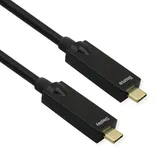 Roline USB-C auf USB-C 10 m Schwarz