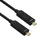 Roline USB-C auf USB-C 10 m Schwarz