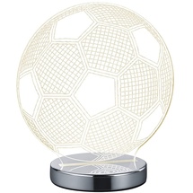 Trio Reality LED Tischleuchte Ball 22 cm x 20 cm x 12 cm Chrom