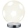Trio Reality LED Tischleuchte Ball 22 cm x 20 cm x 12 cm Chrom